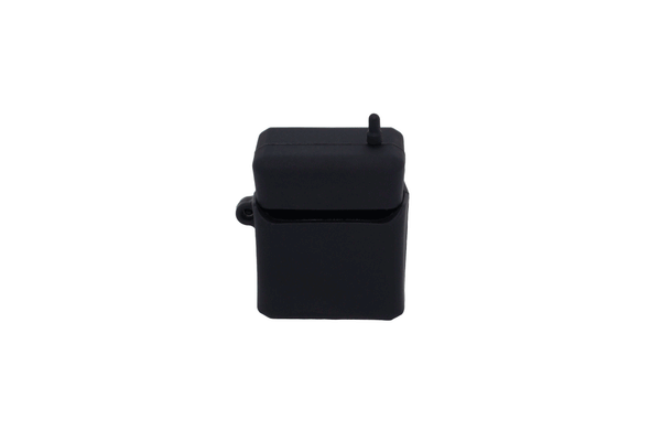 Black Vintage Cell Airpods Case (w/black ring)