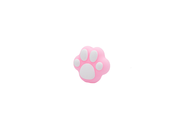 Pink & White Cat Paw Wire Protector