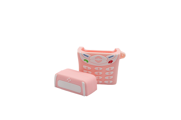 Pink Cellular Airpods Case