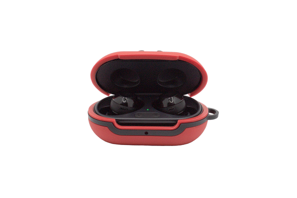 Red Pants Galaxy Buds Case (Gold Ring + Accessories Included)